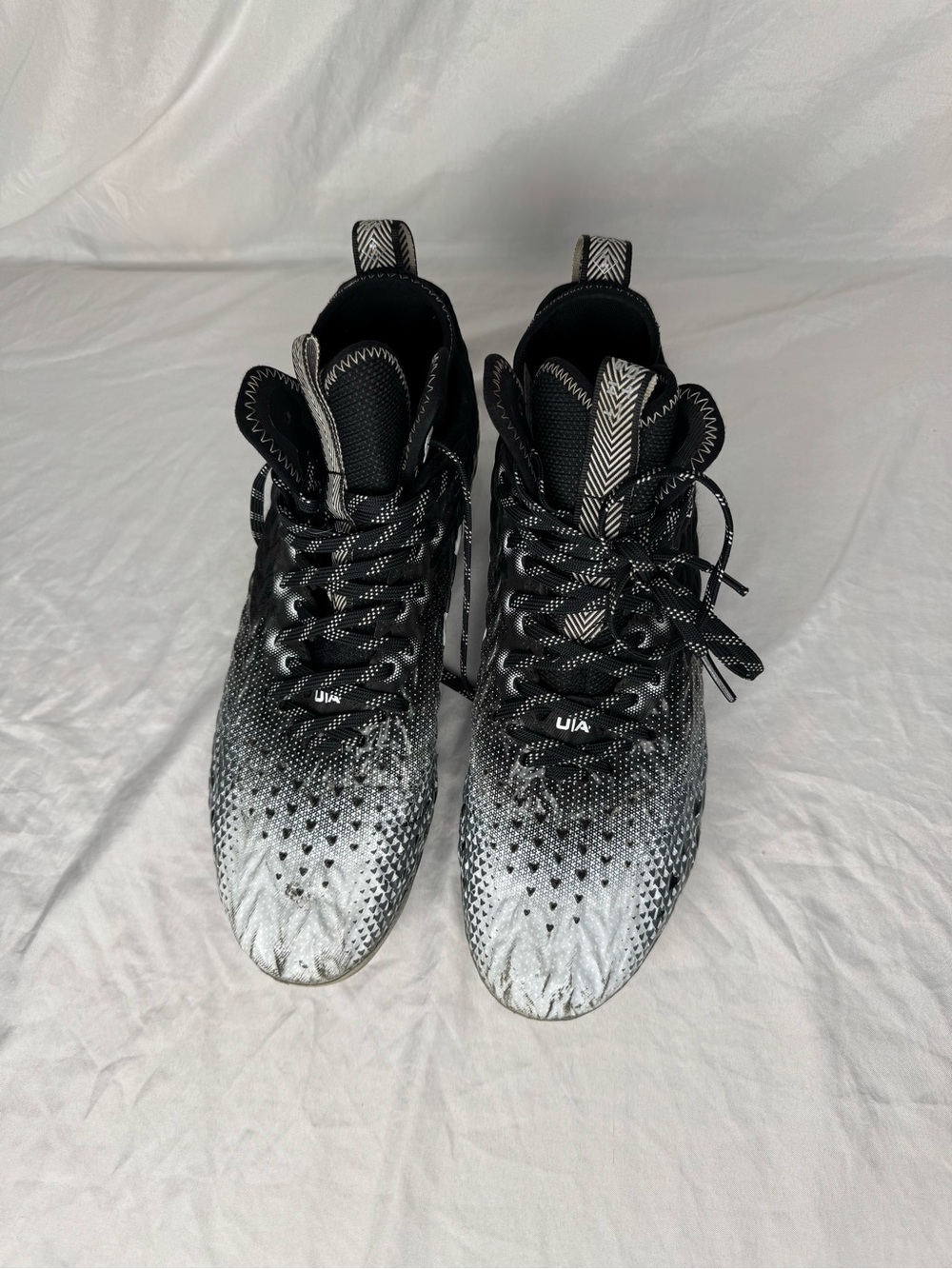 Under Armour Spotlight Clone 3.0 MC Football Cleats Men's Size 10 Black White